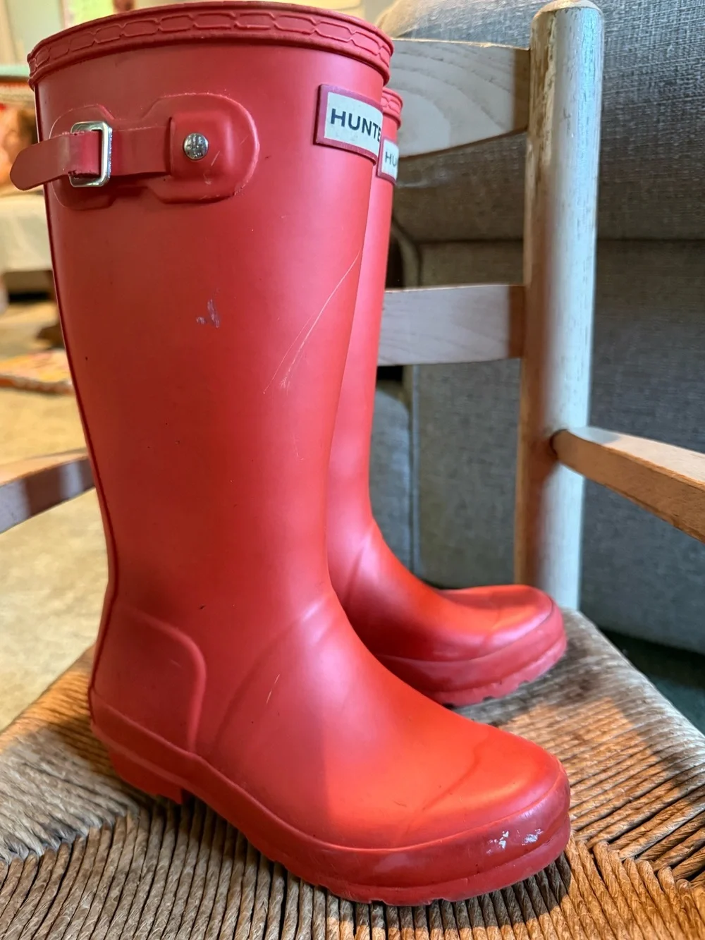 Hunter Classic Tall Red Rubber Boots